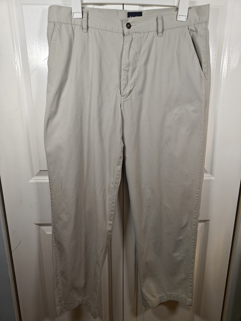 Tommy Bahama Indigo Palms Mens 38x31 Straight Leg Chino Trousers Khaki Beige